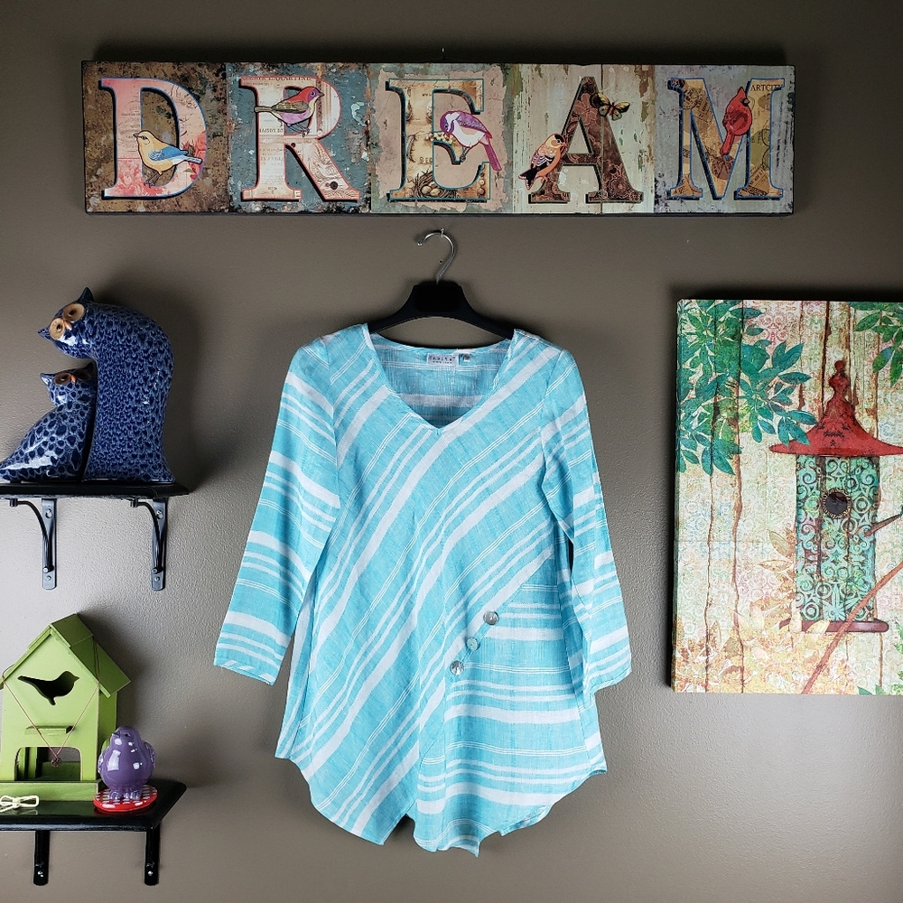 Habitat clothes to live in linen tunic top XS